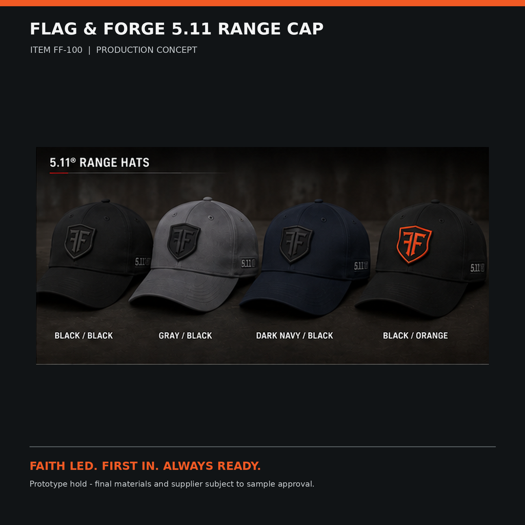 Flag & Forge 5.11 Range Cap product presentation