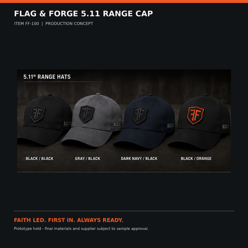 Flag & Forge 5.11 Range Cap product presentation