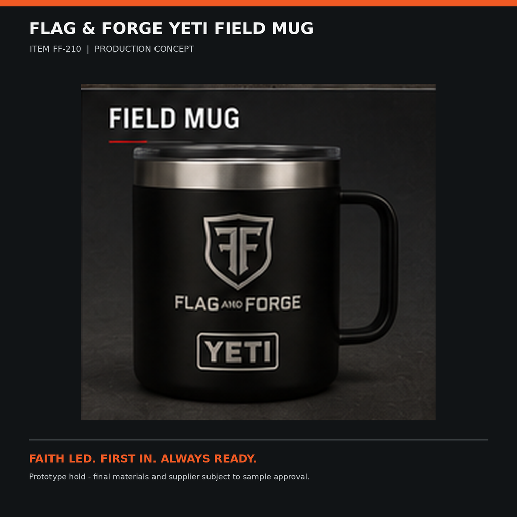 Flag & Forge YETI Field Mug product presentation