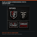 Flag & Forge Embroidered Patch Collection product presentation
