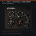 Flag & Forge Metal Keychain Collection product presentation